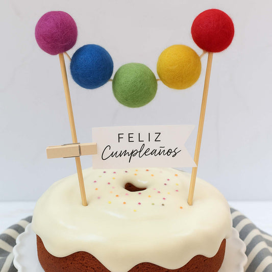 Guirnalda para Pastel