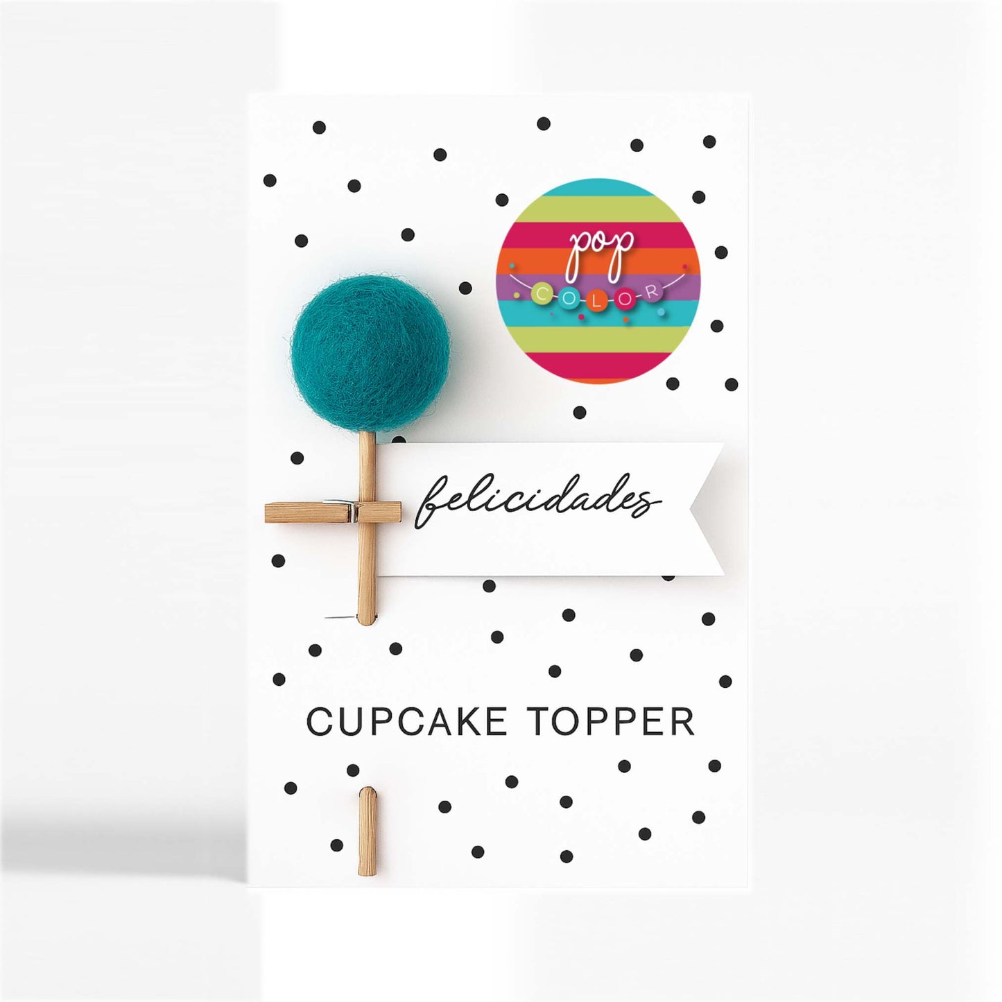 Mini Pom-pom cupcake