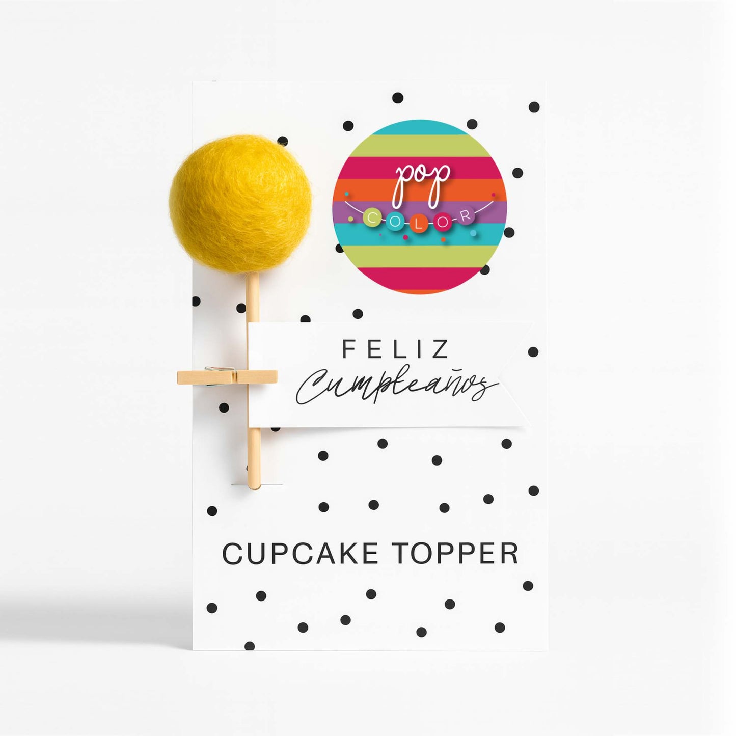 Mini Pom-pom cupcake